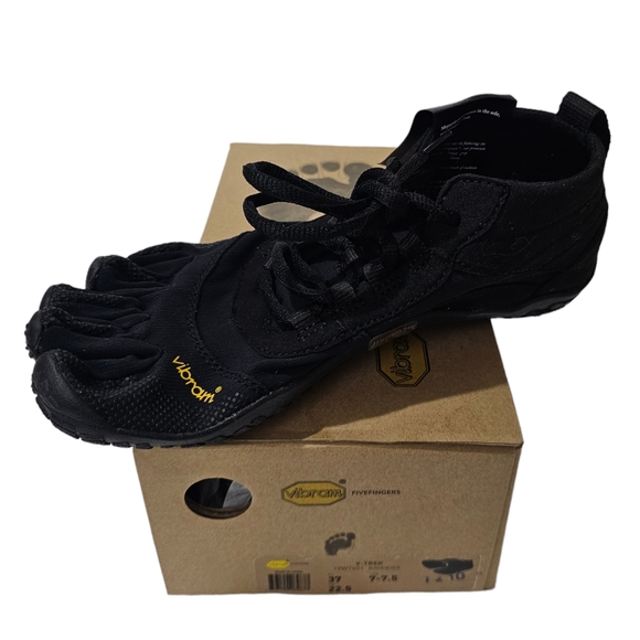 VIBRAM V-Trek Black Womens 37 US Size 7-7.5 - Picture 7 of 9